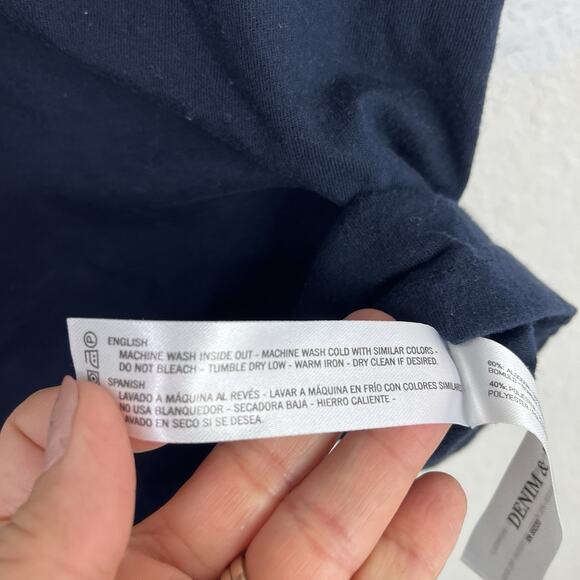 Denim & Flower Ricky Singh Tee Size XL Made in India Color block Tee, casual. - Picture 7 of 7